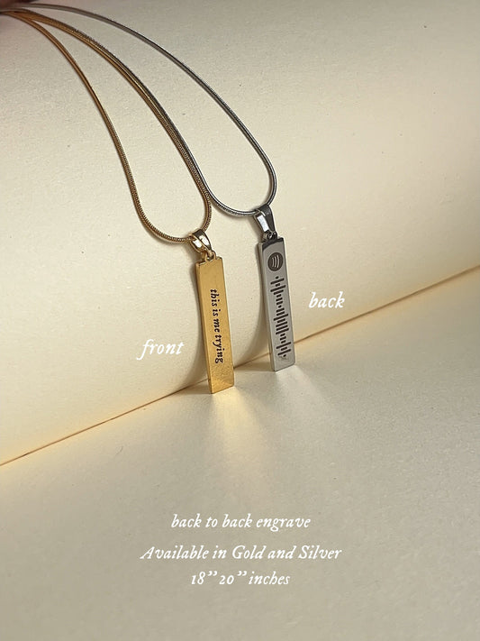 This Is Me Tryin' - Inspired Necklace - by Rosa Lia