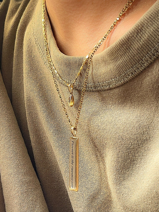 Forever Is The Sweetest - Cowboy Inspired Resin Necklace - by Rosa Lia