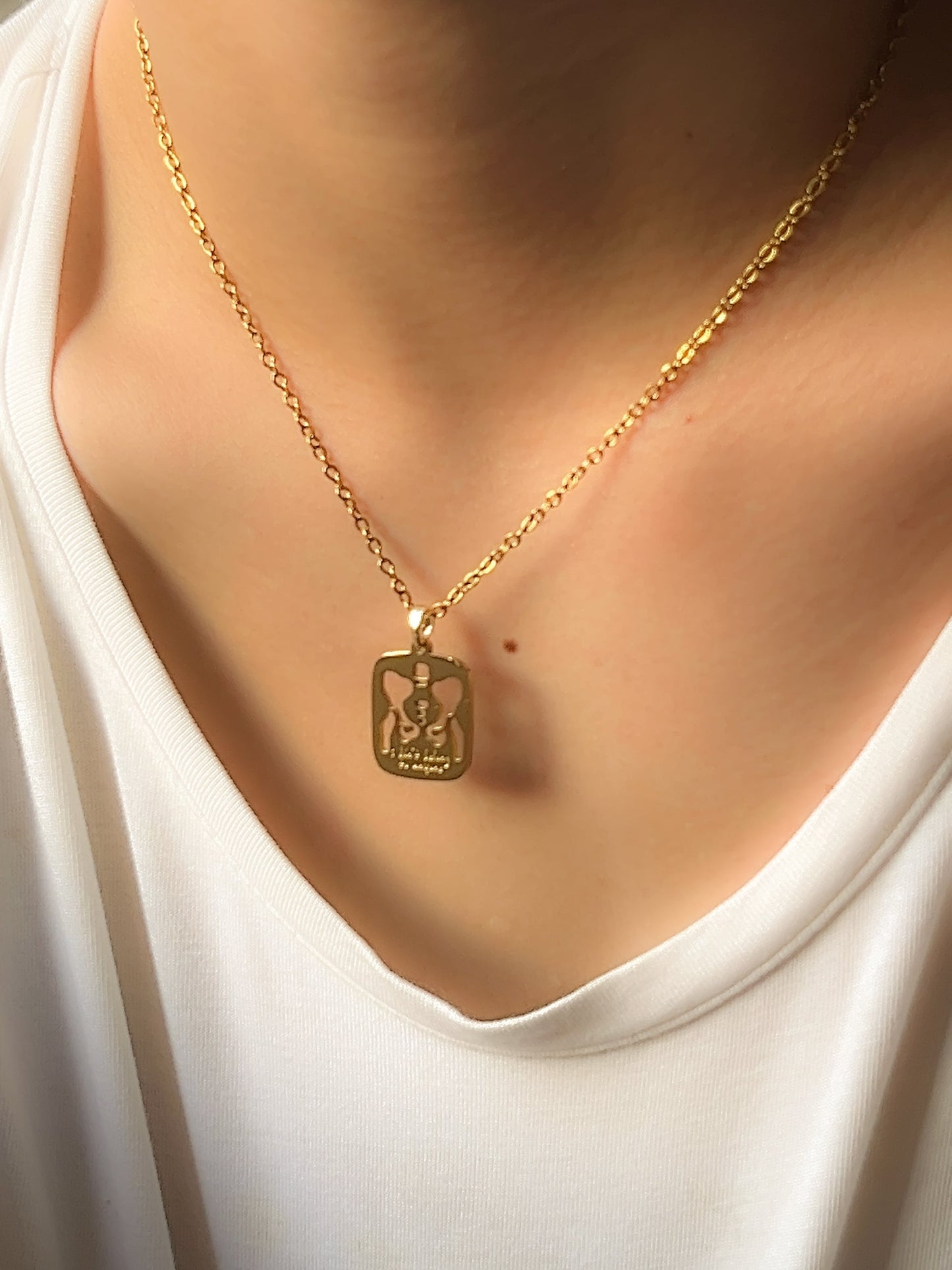 I Don’t Belong To Anyone | Pelvic Bone Stainless Steel Necklace | David Lyrics