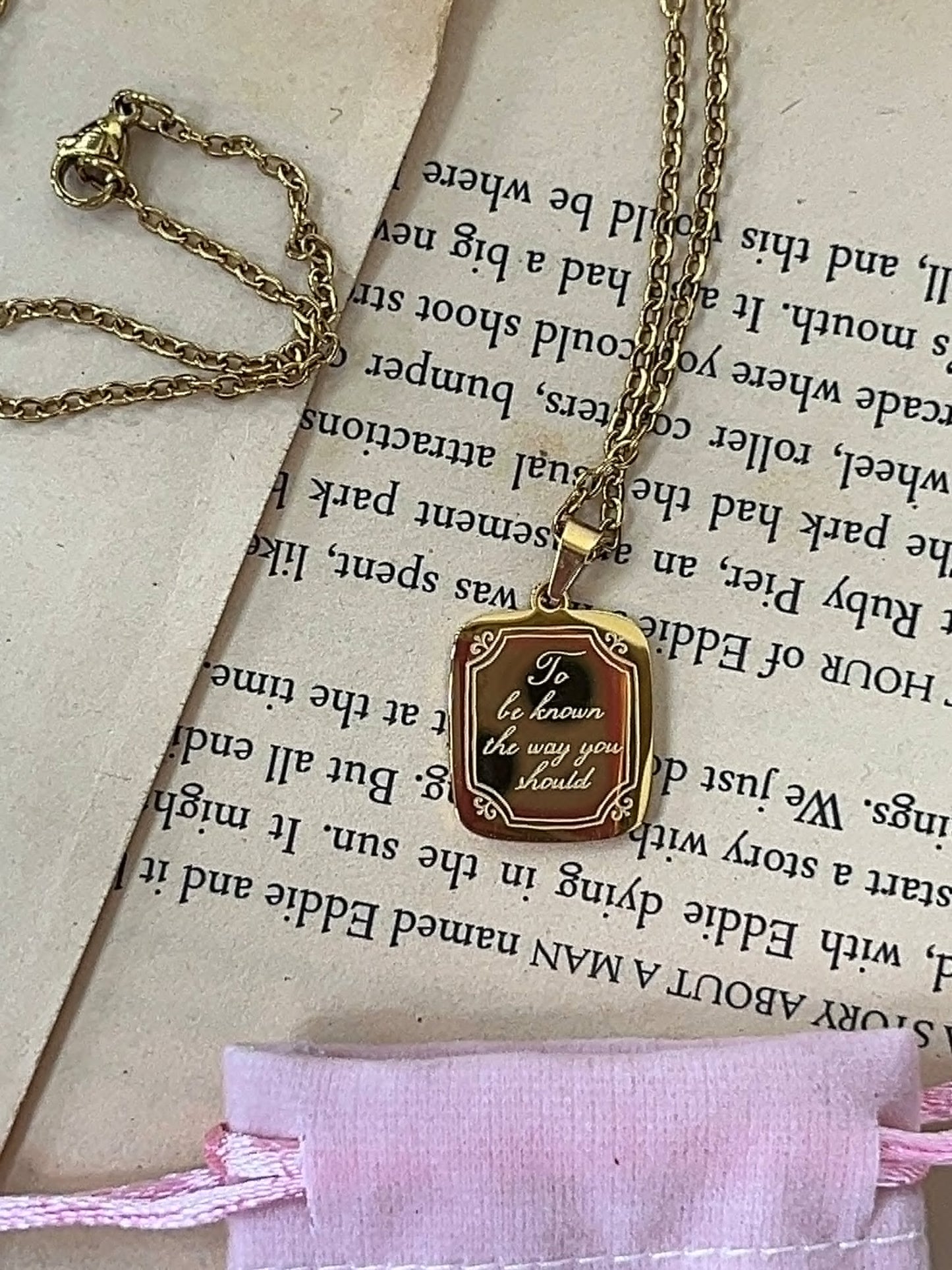 To Be Known The Way You Should | Waco, TX Lyric Engraved - by Rosa Lia