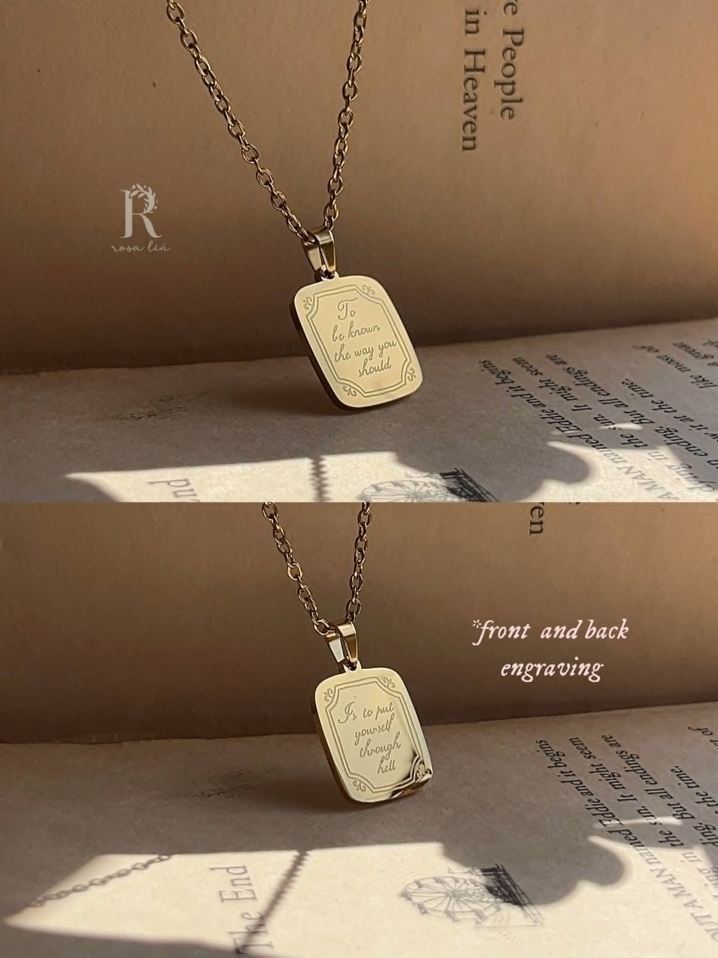 To Be Known The Way You Should | Waco, TX Lyric Engraved - by Rosa Lia