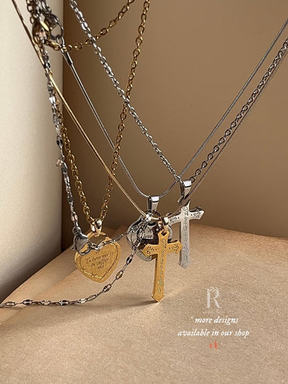 Wild & Fluorescent | Heart Pendant Stainless Steel Necklace | Supercut Lyrics