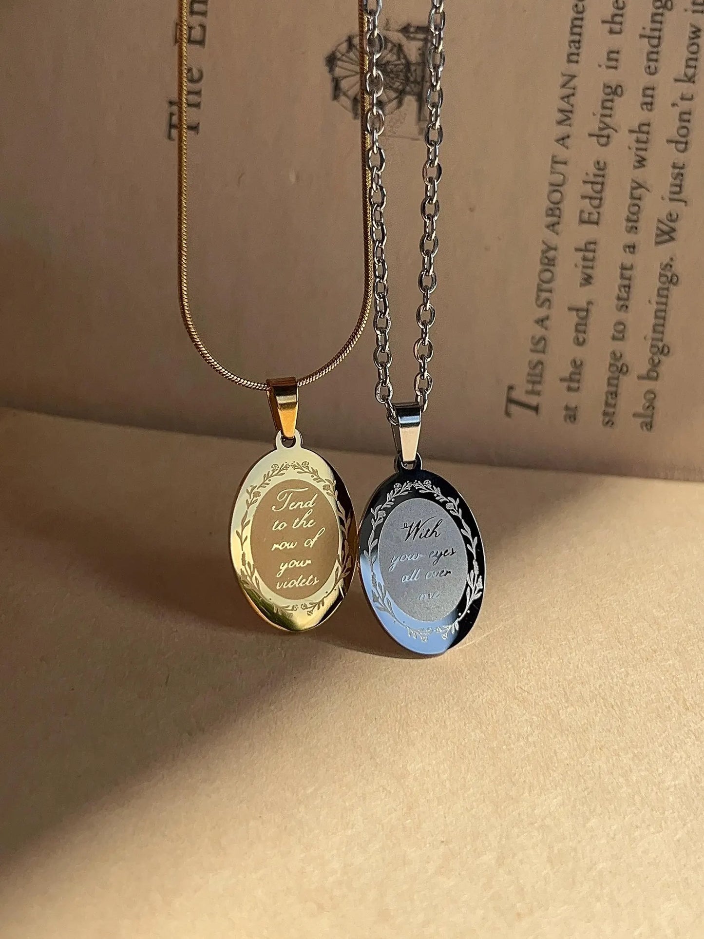 Tend To The Row | Dust Bowl Lyric Engraved - by Rosa Lia