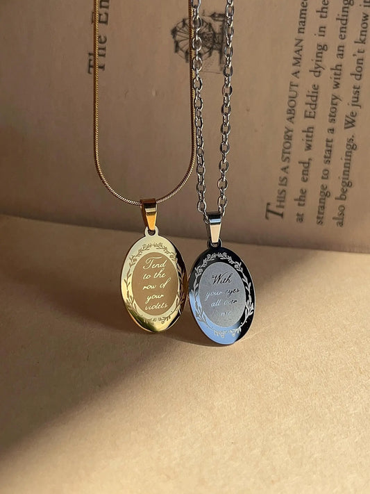 Tend To The Row | Dust Bowl Lyric Engraved - by Rosa Lia