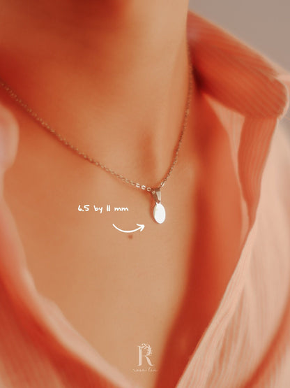 Love You To The Moon And Saturn Necklace -  Seven Inspired Necklace by Rosa Lia