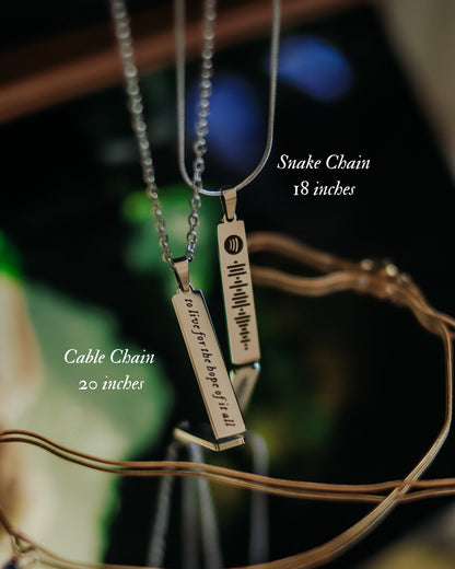 Live For The Hope Of It All - August | Inspired Necklace - by Rosa Lia