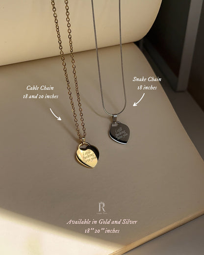 I Still F* Love You | Driver's License Inspired Necklace - by Rosa Lia