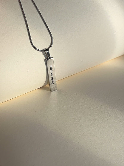 This Is Me Tryin' - Inspired Necklace - by Rosa Lia