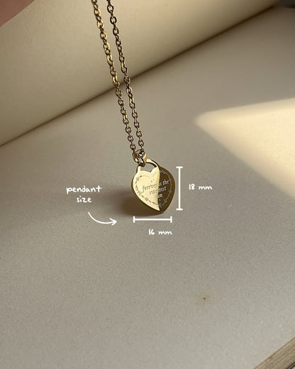 Forever Is The Sweetest - Back To Back Engrave - Cowboy Inspired Necklace - by Rosa Lia