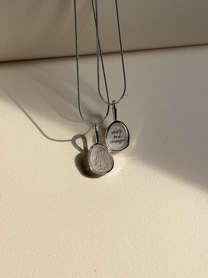 Don't De A Stranger - | Ghost | Custom Lyrics - Resin Necklace by Rosa Lia