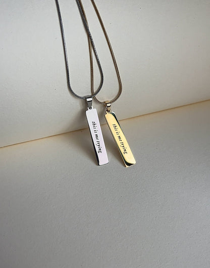This Is Me Tryin' - Inspired Necklace - by Rosa Lia