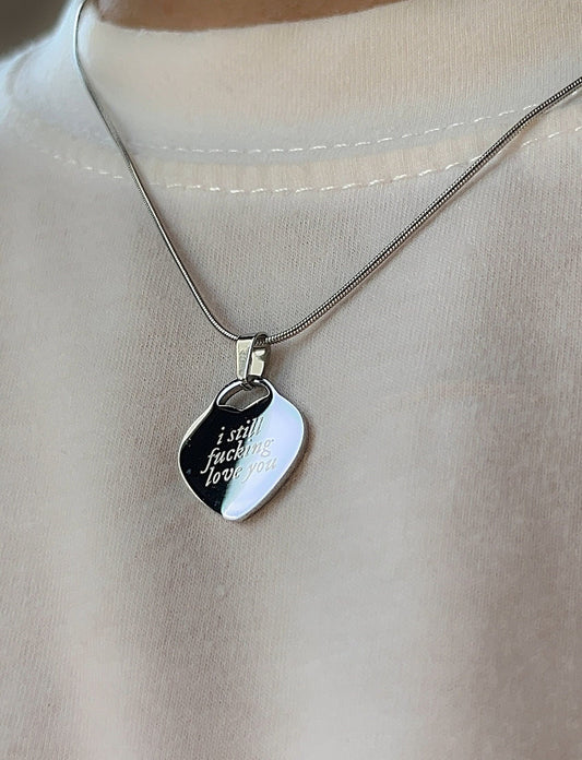 I Still F* Love You | Driver's License Inspired Necklace - by Rosa Lia