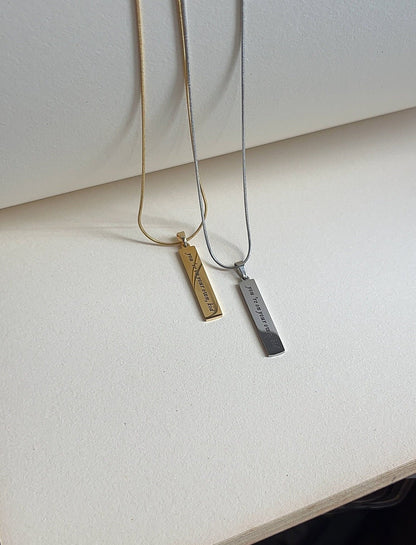 You're On Your Own | Inspired Necklace - by Rosa Lia