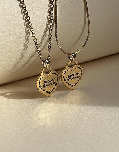 Midwest Princess - Heart Necklace - by Rosa Lia
