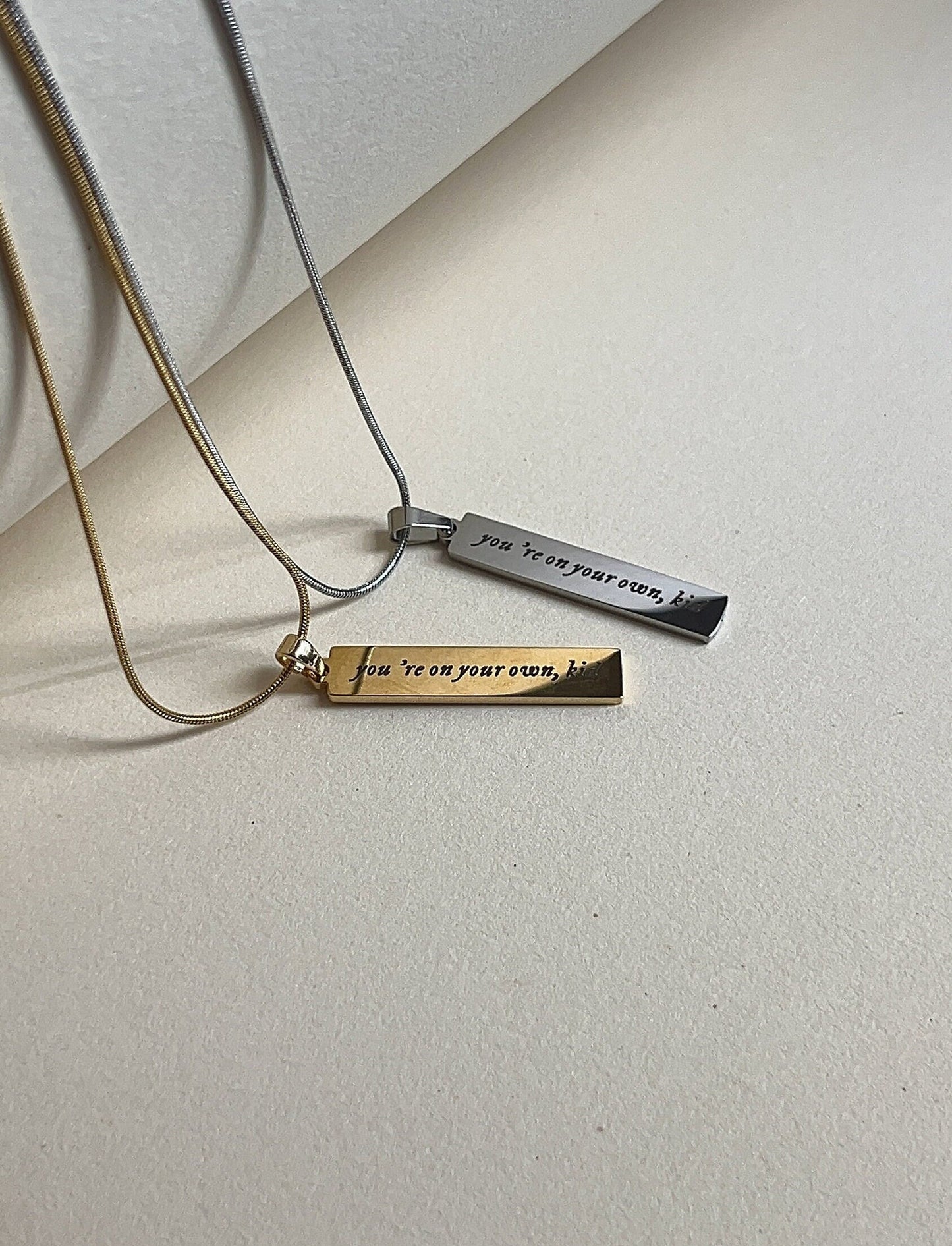 You're On Your Own | Inspired Necklace - by Rosa Lia