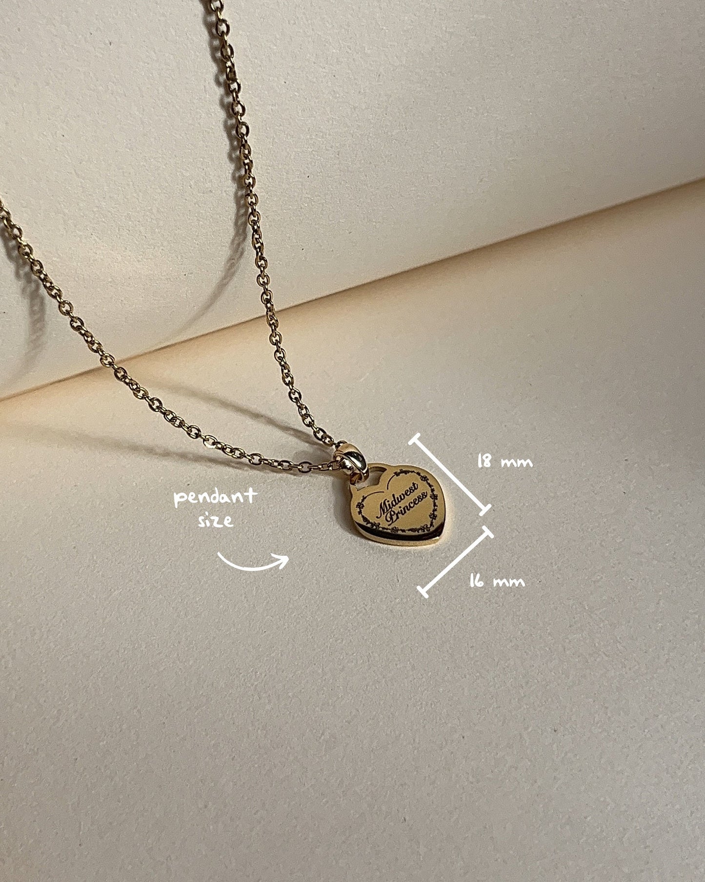 Midwest Princess - Heart Necklace - by Rosa Lia