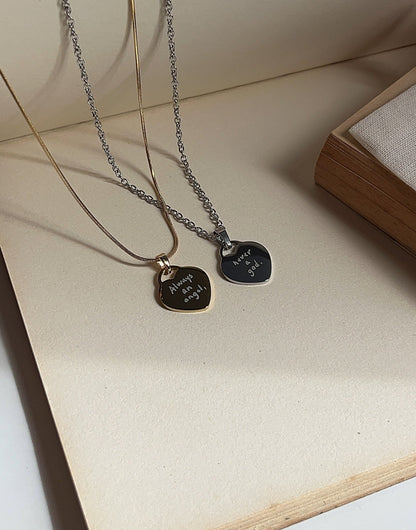 Always An Angel, Never A God - Inspired Necklace - by Rosa Lia