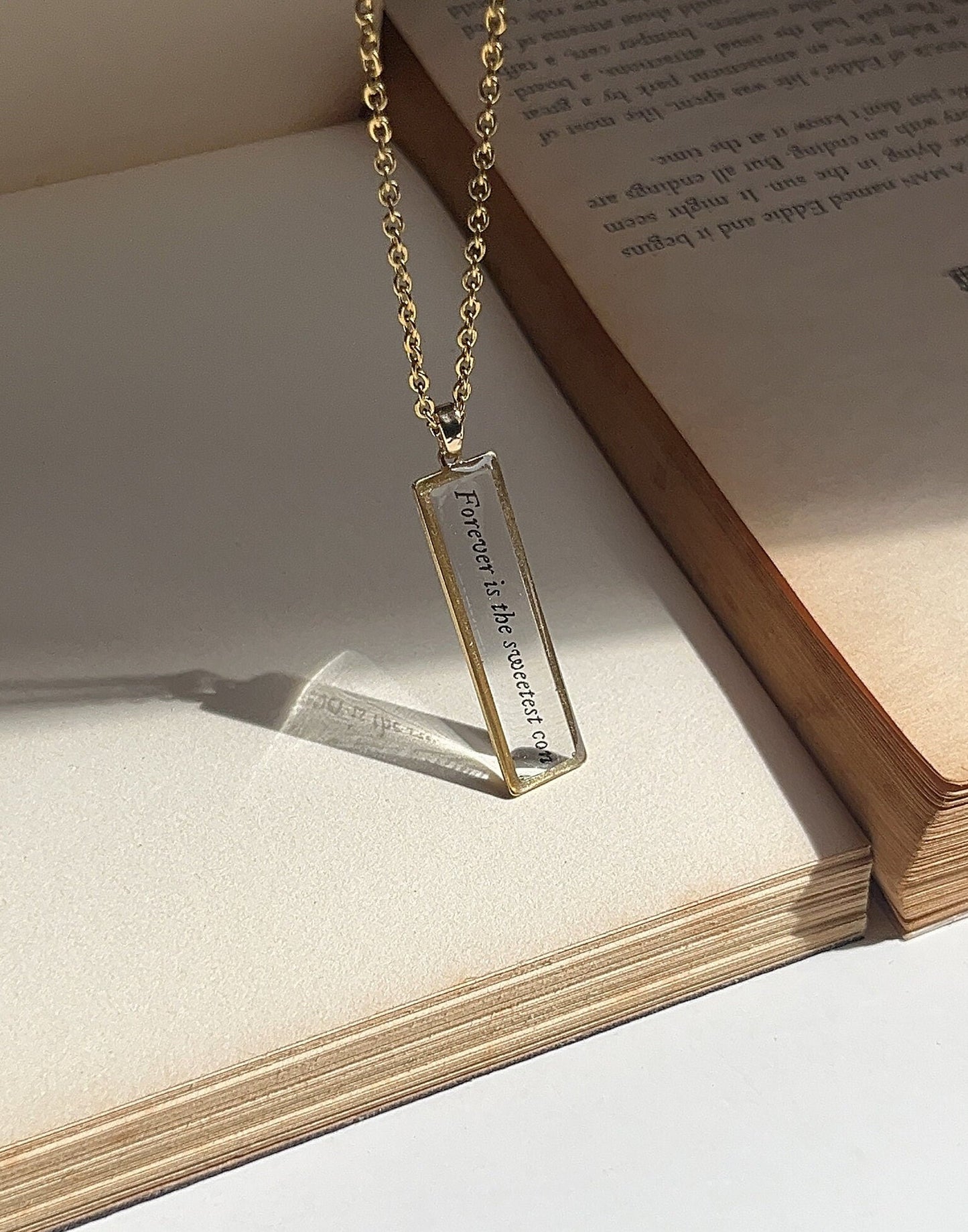 Forever Is The Sweetest - Cowboy Inspired Resin Necklace - by Rosa Lia
