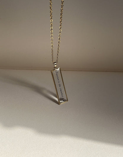 Forever Is The Sweetest - Cowboy Inspired Resin Necklace - by Rosa Lia