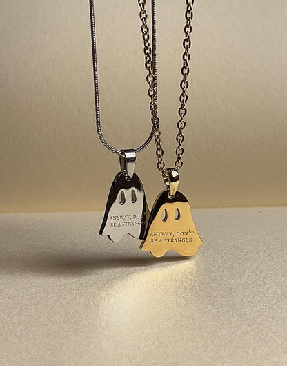 Anyway, Don't Be A Stranger. | Ghost Pendant | Scott Street | Necklace by Rosa Lia
