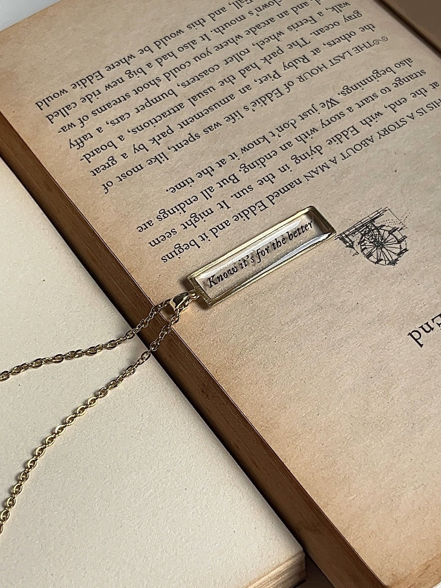 Know It's For The Better - Inspired Necklace Resin - by Rosa Lia