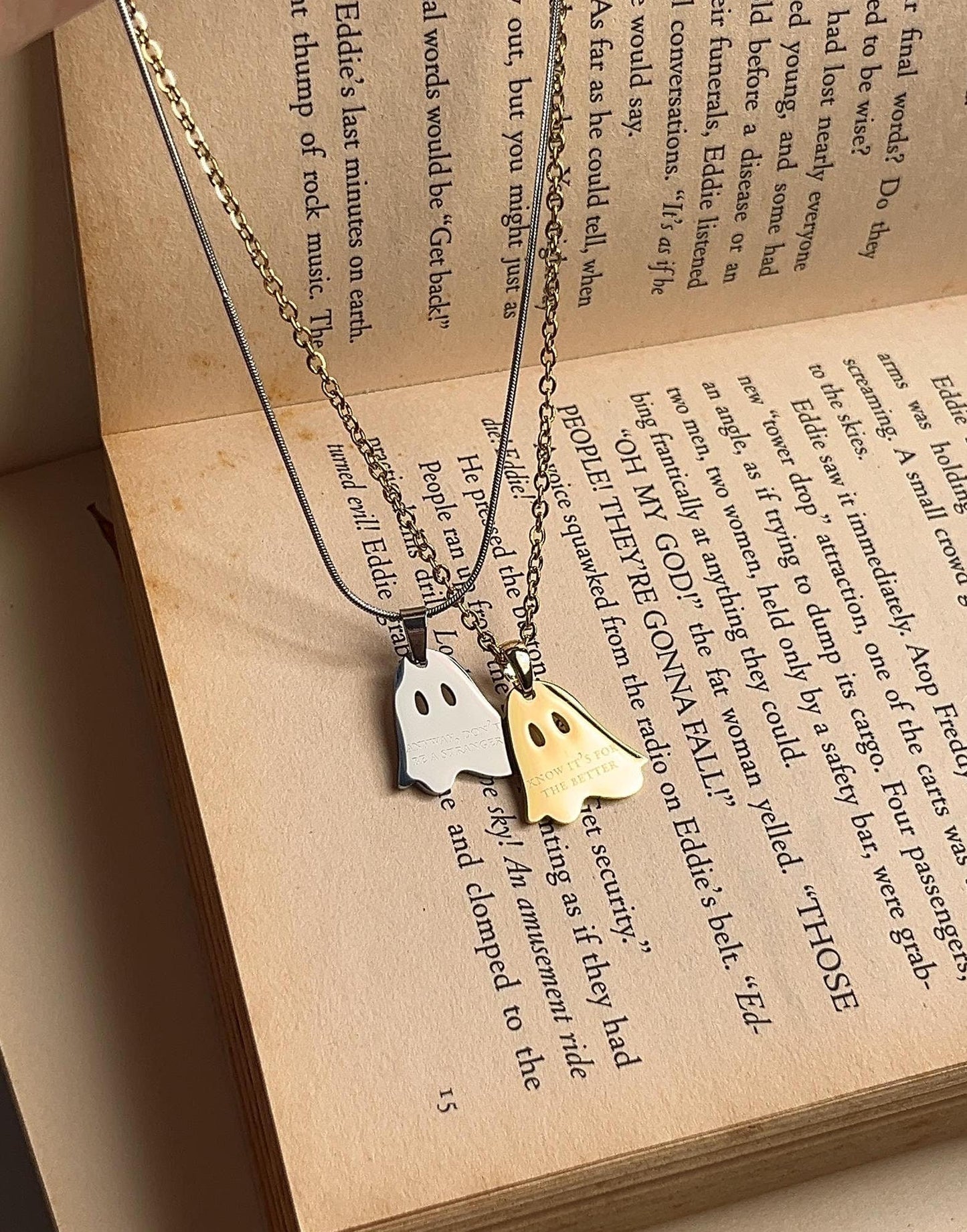 Know It's For The Better | Ghost Pendant Necklace | Waiting Room | Necklace by Rosa Lia