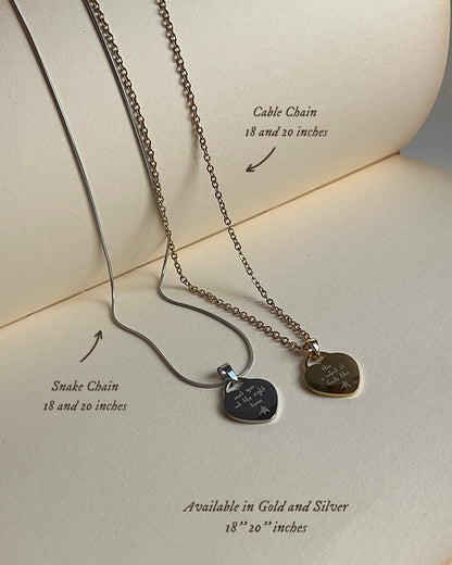 Feels Like Necklace Stainless Steel Heart Necklace - Gracie Inspired