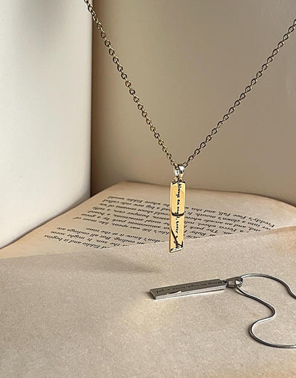 Always An Angel, Never A God - NSE Inspired Necklace - by Rosa Lia