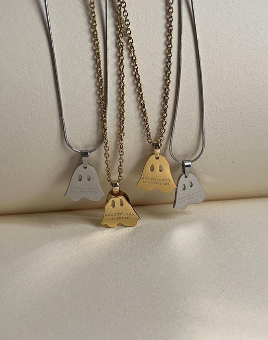 Know It's For The Better | Ghost Pendant Necklace | Waiting Room | Necklace by Rosa Lia