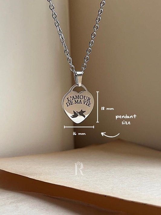 L’AMOUR DE MAVIE | Heart Shaped Billie Inspired Necklace - by Rosa Lia