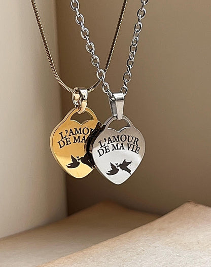 L’AMOUR DE MAVIE | Heart Shaped Billie Inspired Necklace - by Rosa Lia