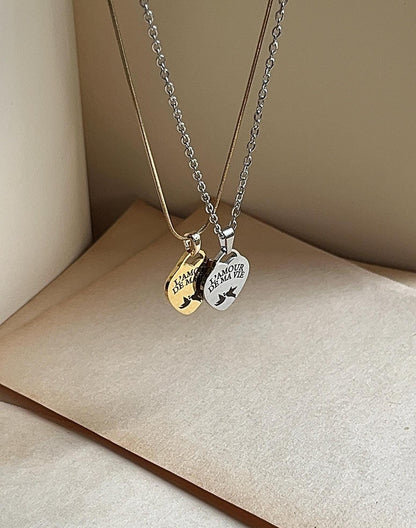 L’AMOUR DE MAVIE | Heart Shaped Billie Inspired Necklace - by Rosa Lia