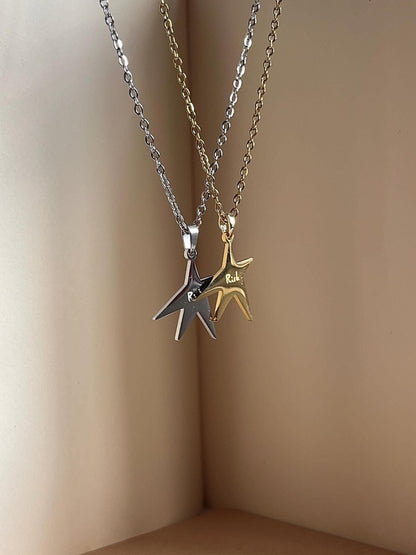 Risk - Im Gonna Take It - Star Necklace: Stainless Steel Pendant, GA Inspired