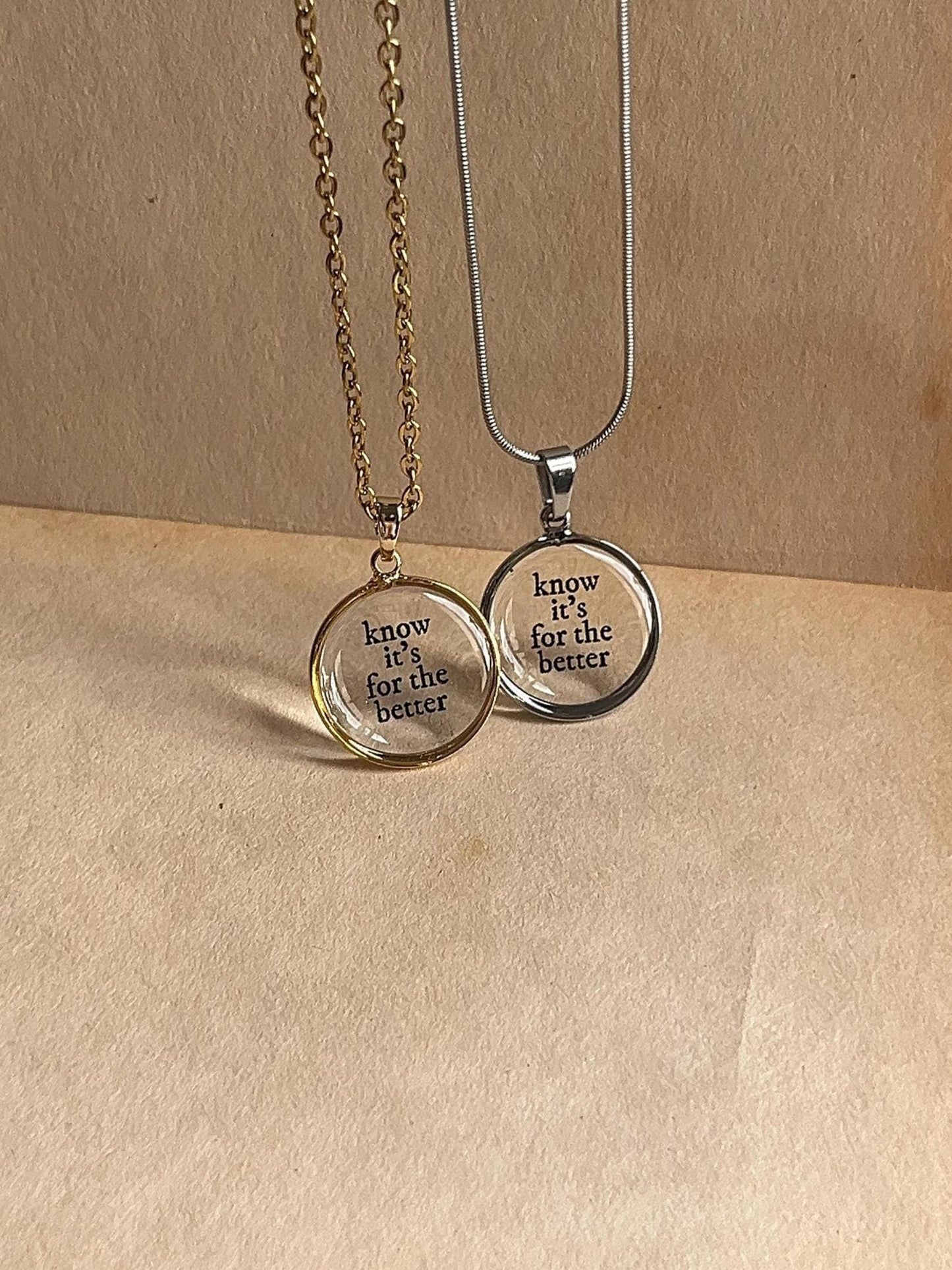 Know It's For The Better - Inspired Necklace by Rosa Lia
