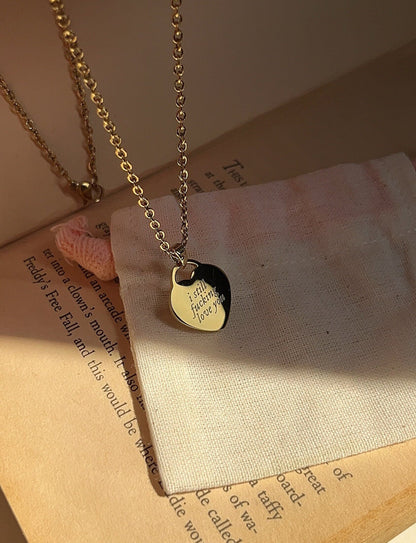 I Still F* Love You | Driver's License Inspired Necklace - by Rosa Lia