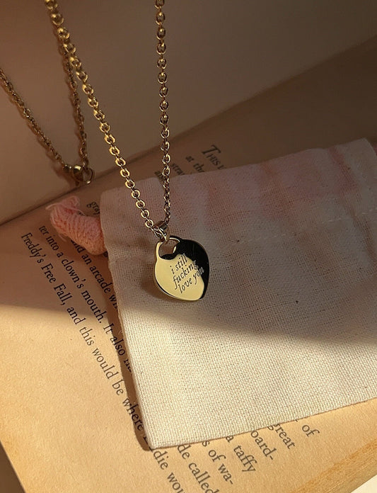 I Still F* Love You | Driver's License Inspired Necklace - by Rosa Lia
