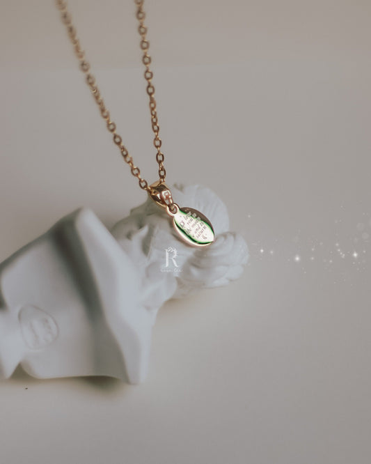 Love You To The Moon And Saturn Necklace -  Seven Inspired Necklace by Rosa Lia