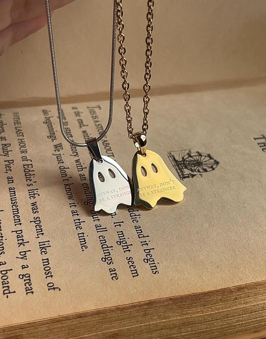 Anyway, Don't Be A Stranger. | Ghost Pendant | Scott Street | Necklace by Rosa Lia