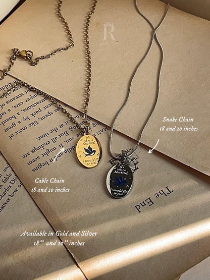 I Would Fly To You - Bluebird Necklace - Inspired | Fan-Made Necklace by Rosa Lia