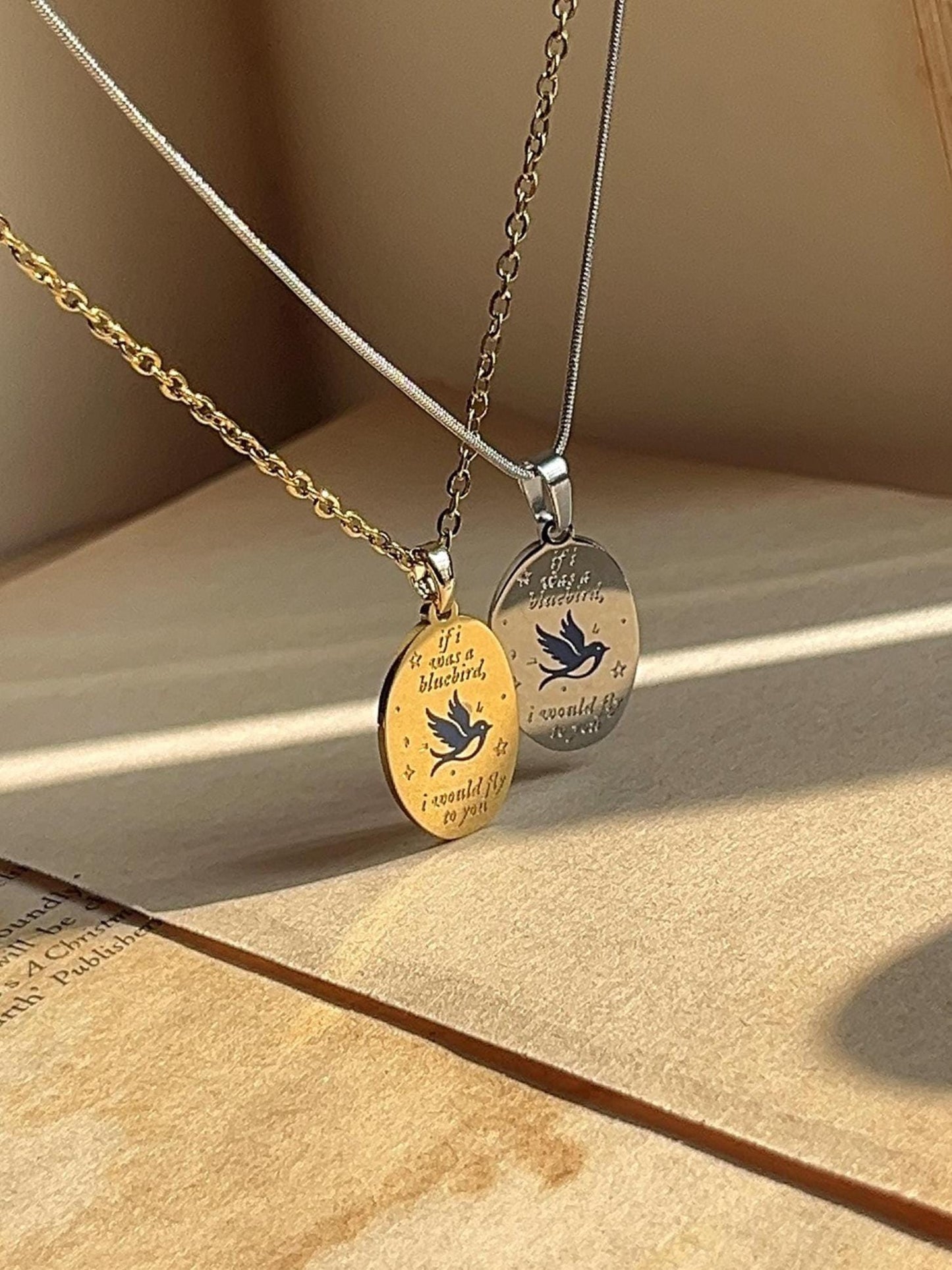 I Would Fly To You - Bluebird Necklace - Inspired | Fan-Made Necklace by Rosa Lia