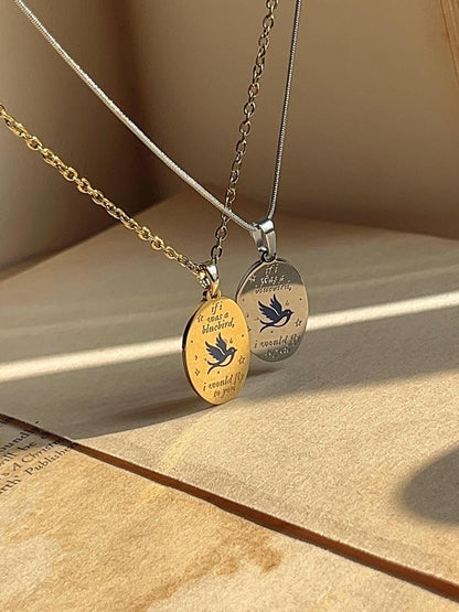 I Would Fly To You - Bluebird Necklace - Inspired | Fan-Made Necklace by Rosa Lia