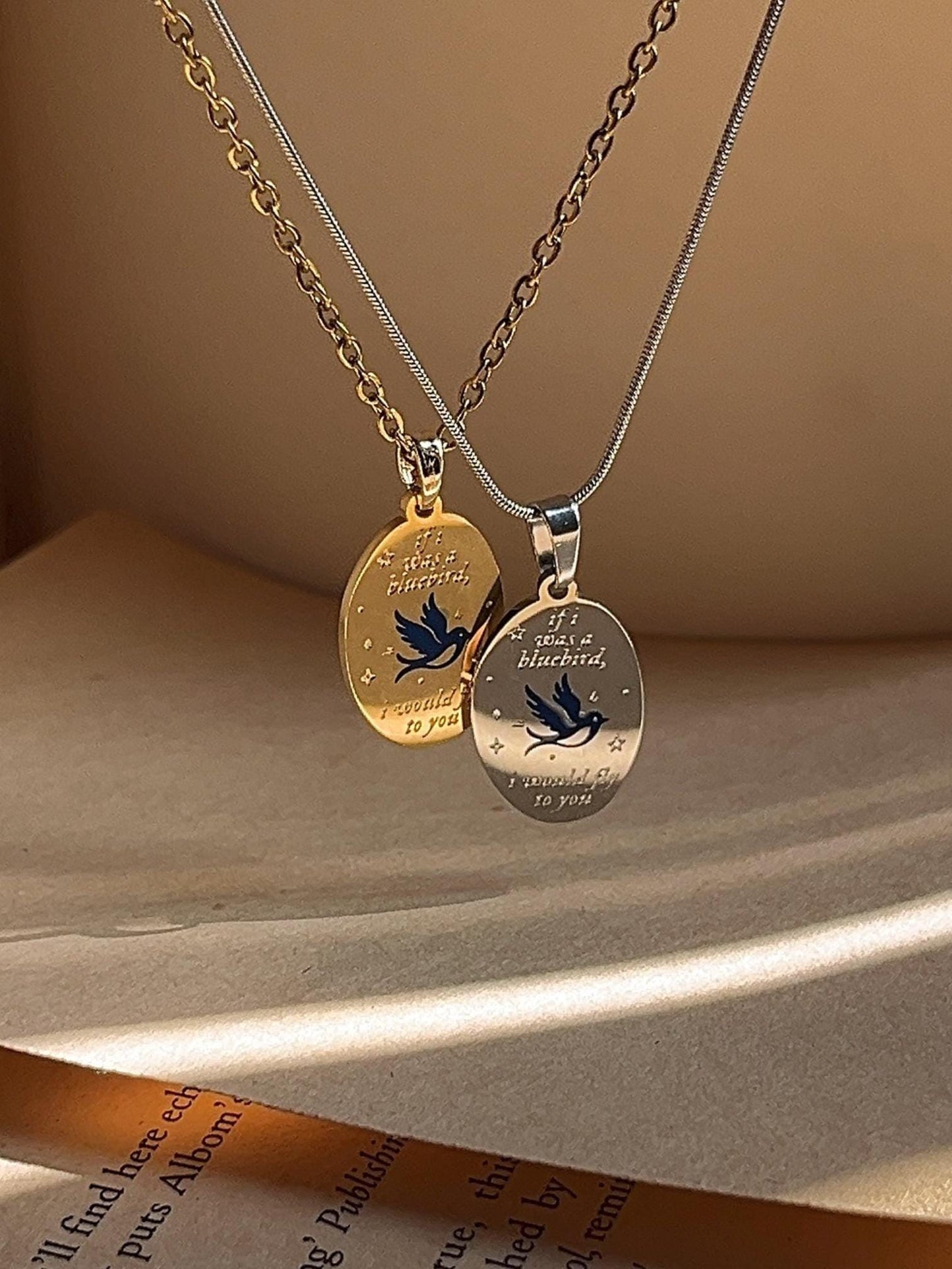 I Would Fly To You - Bluebird Necklace - Inspired | Fan-Made Necklace by Rosa Lia