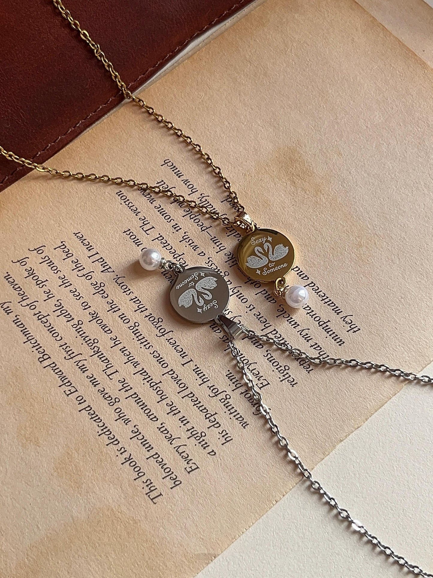 Sexy To Someone | Clairo Inspired Stainless Steel Necklace with Pearl - by Rosa Lia