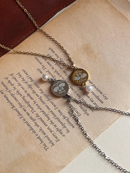 Sexy To Someone | Clairo Inspired Stainless Steel Necklace with Pearl - by Rosa Lia
