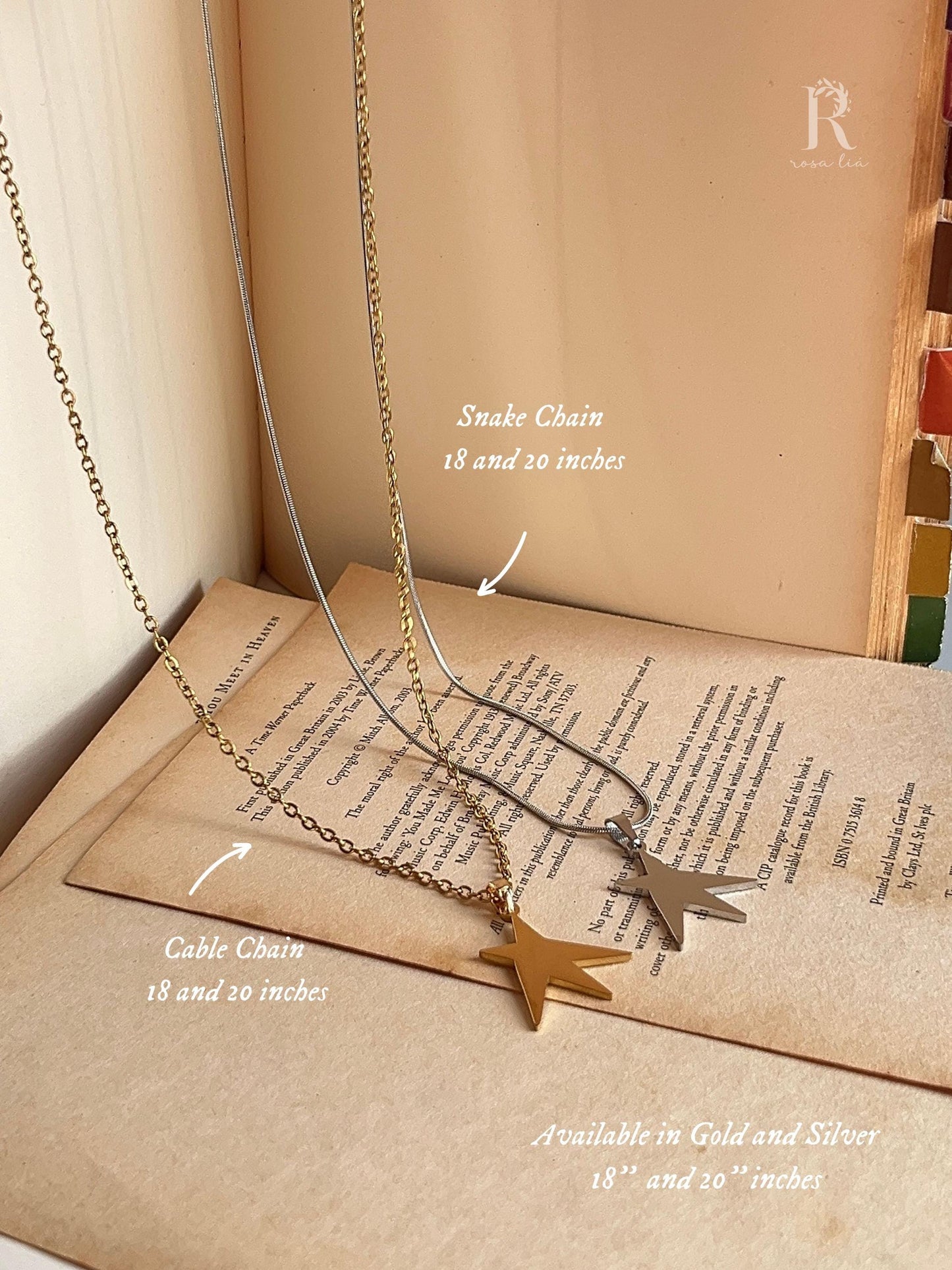 I Feel Like Myself Right Now - Star Engraved Stainless Steel Necklace - Gracie Inspired